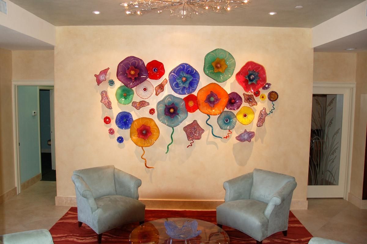 Wall Art Ideas Design : Megdall Colorful Glass Wall Art Simple Pertaining To Modern Glass Wall Art (View 5 of 20)