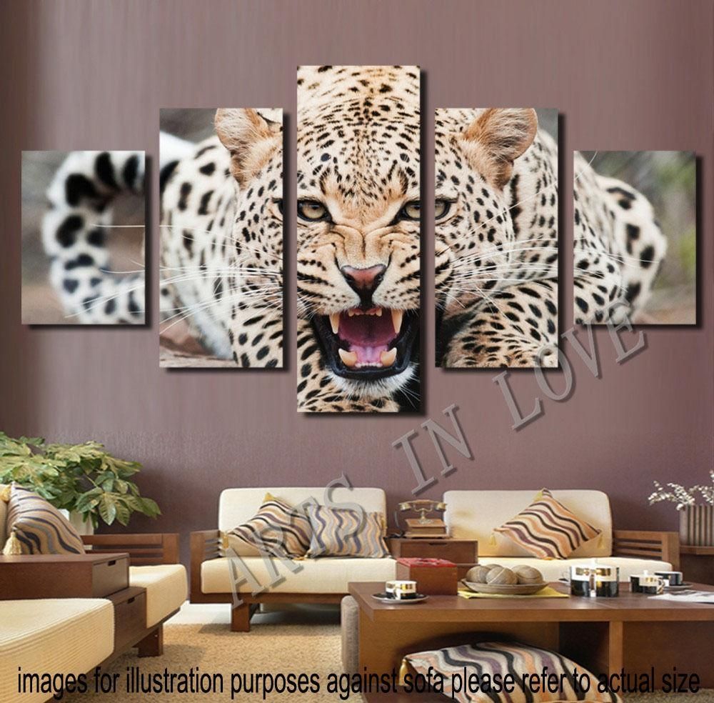 Wall Art Ideas Design : Wonderful Rectangular Animal Print Wall Inside Leopard Print Wall Art (View 4 of 20)