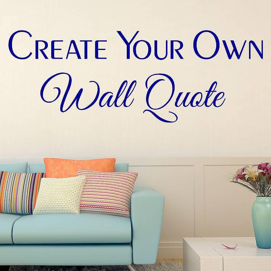 Wall Decal Design. Create Customize Make Your Own Wall Decals With Regard To Customized Wall Art (Photo 14 of 20)