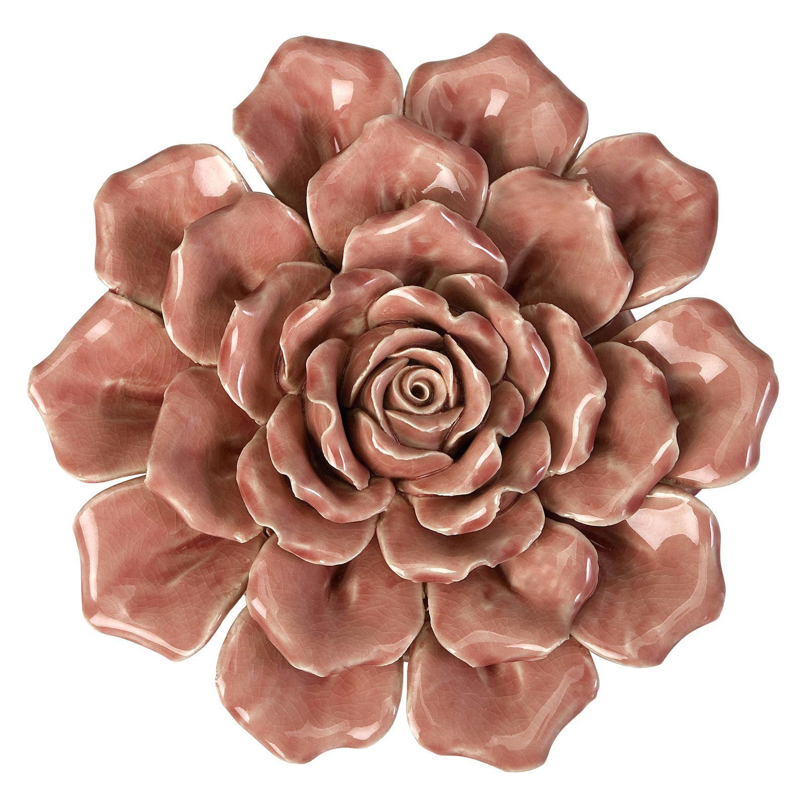 Wall Ideas : Creative Gifts Pvc 3d Rose Flower Romantic Love Wall For Ceramic Flower Wall Art (View 17 of 20)