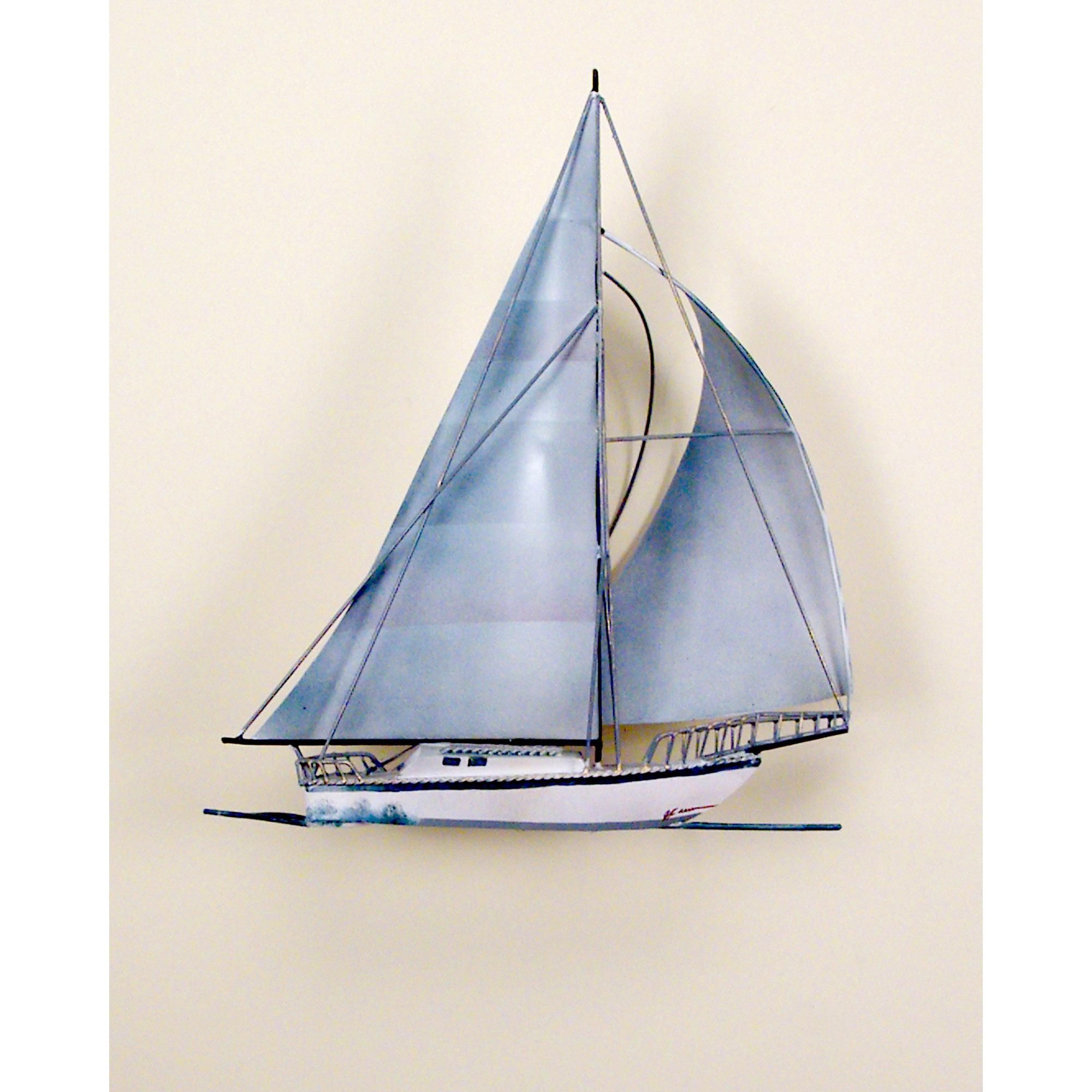 Windjamer Sailboat, Single, Ocean, Boat, Nautical, Sailing With Regard To Sailboat Metal Wall Art (View 7 of 20)