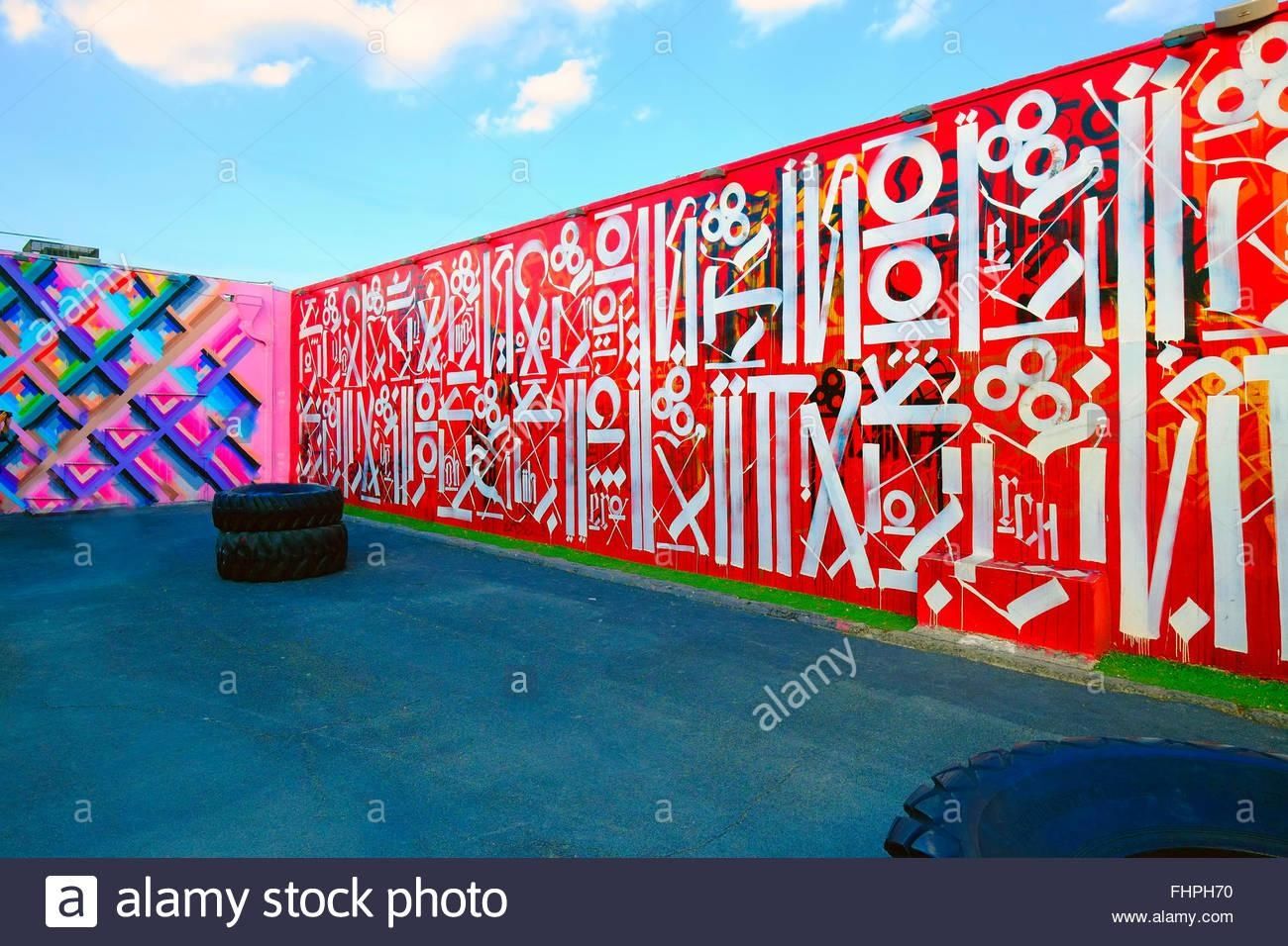 Winwood Walls Miami Beach Florida Fl Art Deco Ocean Drive South Regarding Miami Wall Art (Photo 8 of 20)