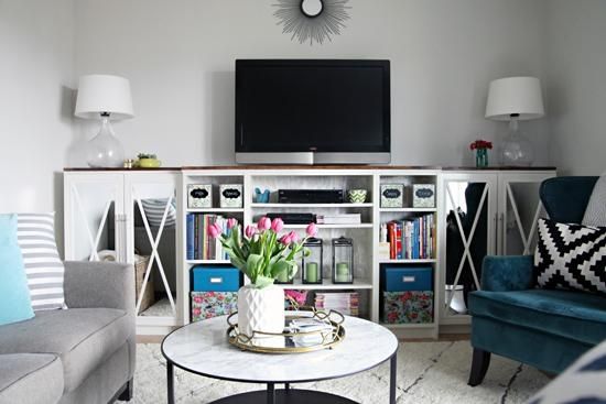 13 Diy Plans For Building A Tv Stand | Guide Patterns Intended For 2017 Tv Stands And Bookshelf (Photo 3511 of 7825)