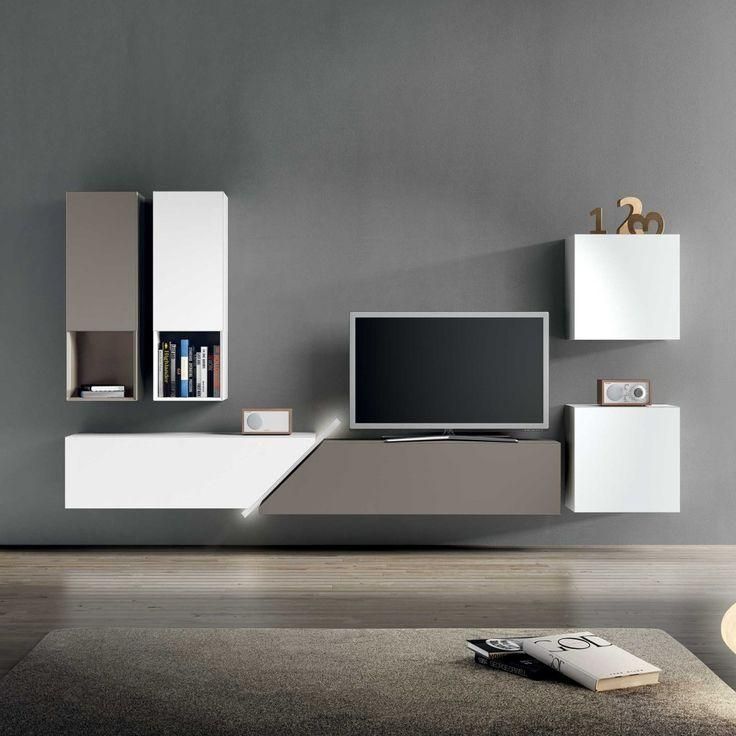 15 Modern Tv Wall Units For Your Living Room | Tvs, Modern And Tv With Current Modern Tv Cabinets (Photo 15 of 20)