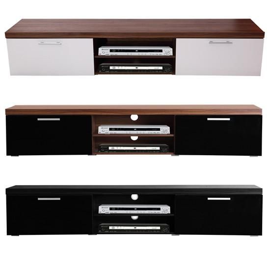 2 Meter Long 2 Door Modern Tv Cabinet Plasma Low Bench Stand Brand Within Latest Long Low Tv Cabinets (View 19 of 20)