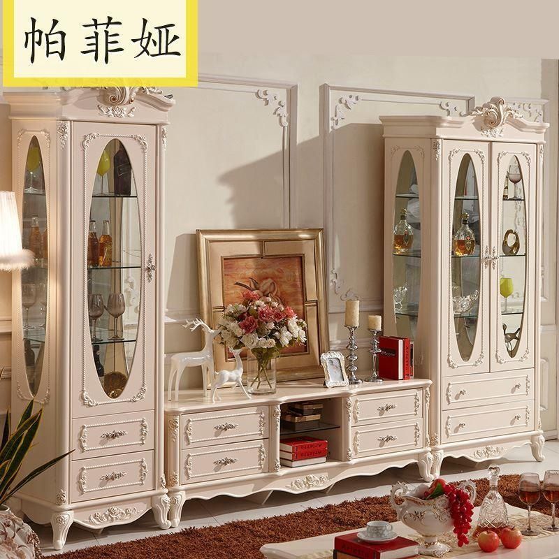2017 Pafia French Furniture Cabinet Tv Cabinet Combination Jlw502 Within Latest French Style Tv Cabinets (Photo 4903 of 7825)
