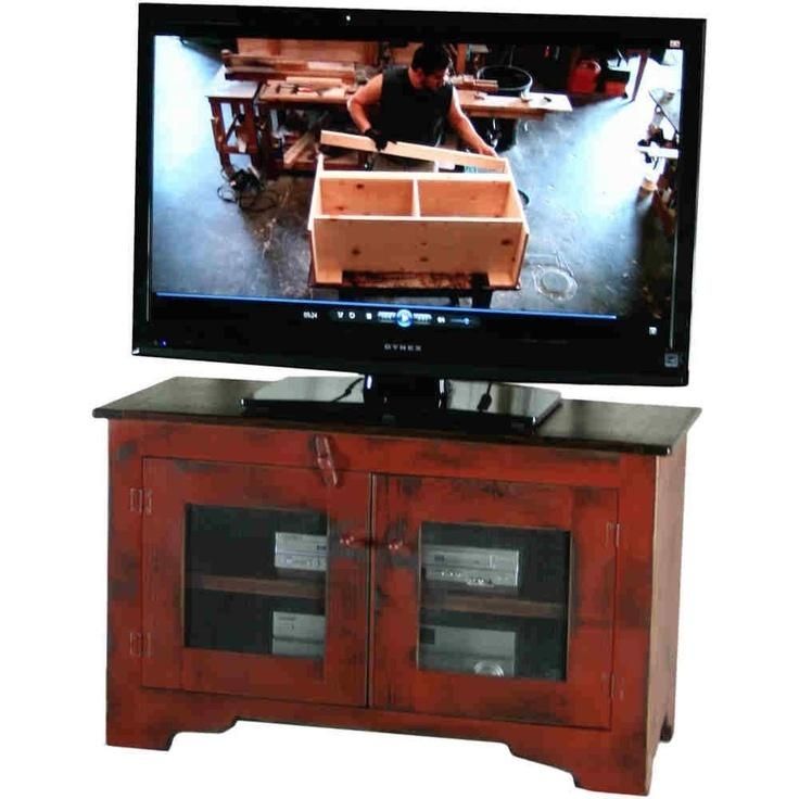 21 Best Tv Stands Images On Pinterest | Primitive Furniture Throughout Recent Red Tv Cabinets (Photo 4993 of 7825)