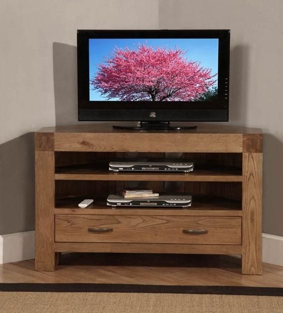 23 Best Oak Corner Tv Stand Images On Pinterest | Corner Tv Stands Regarding Most Recently Released Corner Tv Stands With Drawers (Photo 4791 of 7825)
