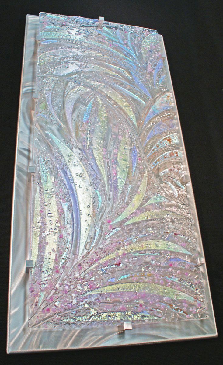 Featured Photo of 20 Best Purple Fused Glass Wall Art