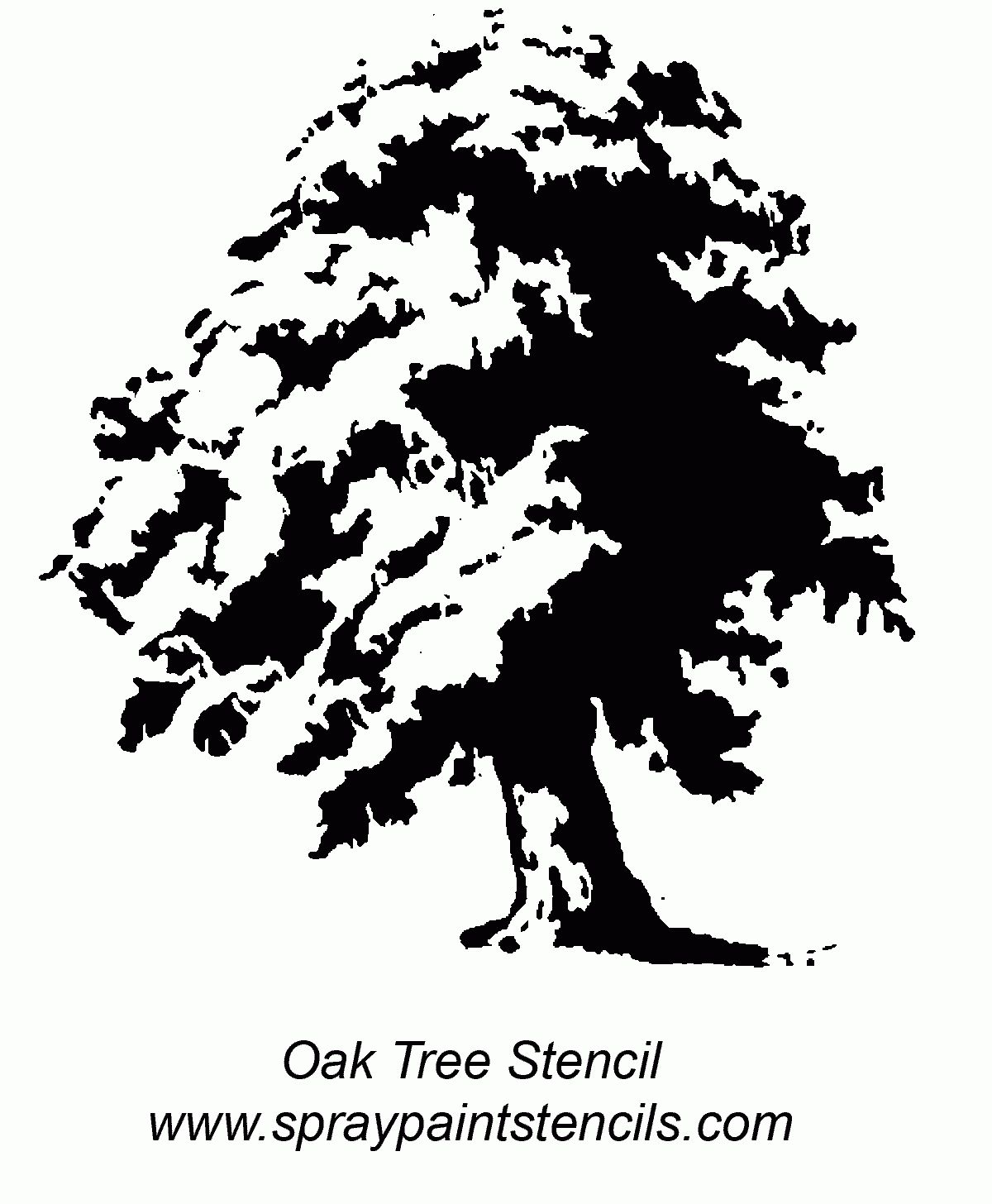 28+ Oak Tree Template | Tree Outline Clip Art At Clker Com Vector Intended For Oak Tree Vinyl Wall Art (View 20 of 20)