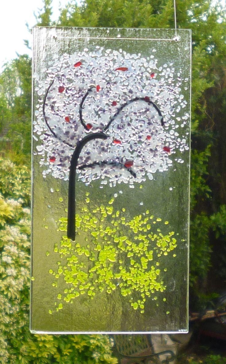 71 Best Suncatchers Images On Pinterest | Art Walls, Fused Glass Intended For Purple Fused Glass Wall Art (Photo 13 of 20)