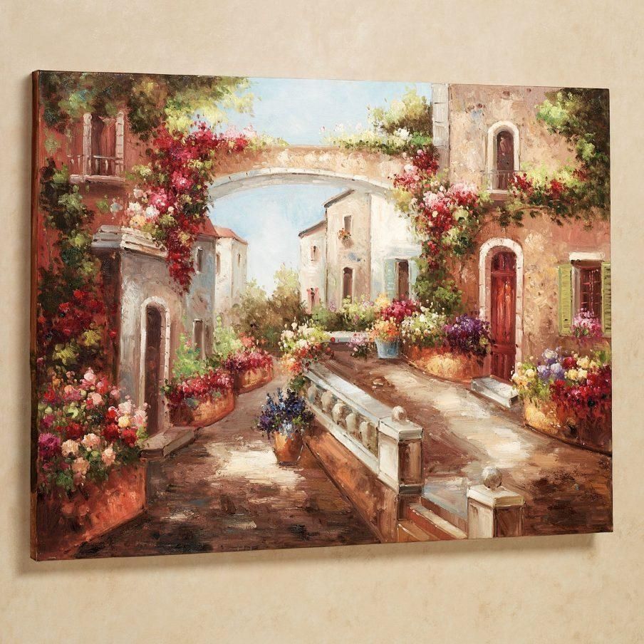 Amazing Italian Wall Art Prints Early Spring Canvas Wall Italian Intended For Italian Wall Art For Bedroom (View 12 of 20)