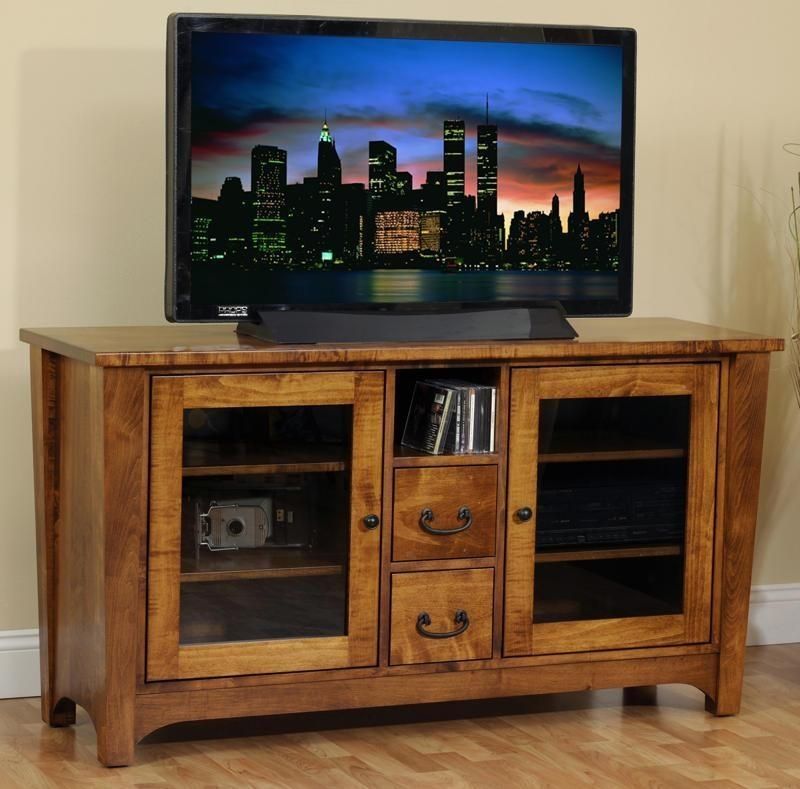 Amish Made Tv Stands From Dutchcrafters Amish Furniture With Most Popular Small Oak Tv Cabinets (Photo 5435 of 7825)