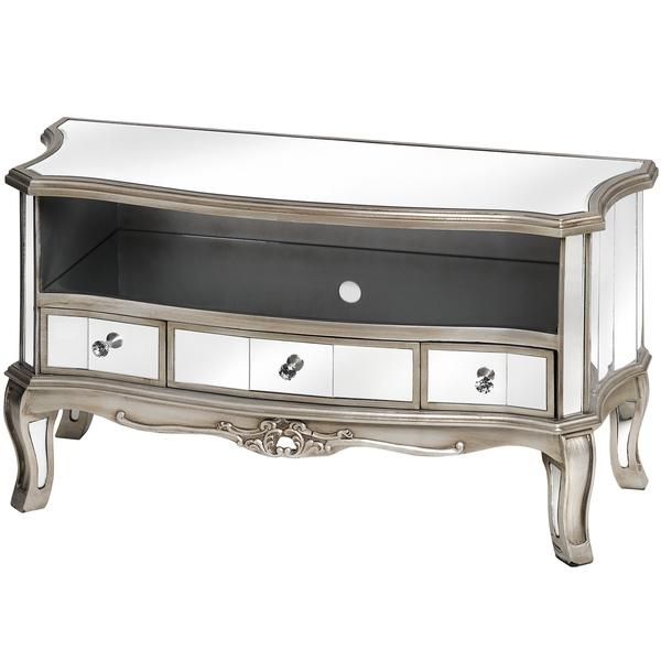 Argente Mirrored Television Cabinet | From Baytree Interiors For Most Up To Date Mirrored Tv Stands (View 5 of 20)