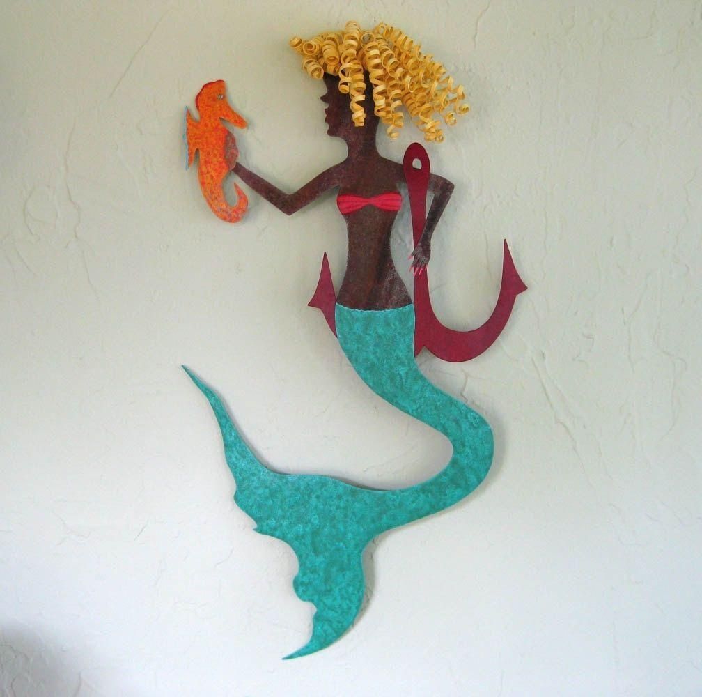 Articles With Large Wooden Mermaid Wall Art Tag: Mermaid Wall Art Inside Wooden Mermaid Wall Art (Photo 19 of 20)