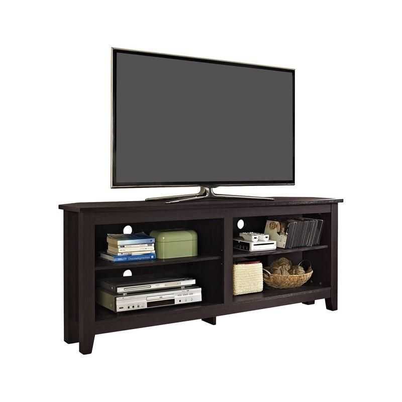 Beachcrest Home Sunbury 58" Tv Stand & Reviews | Wayfair Throughout Most Recent 24 Inch Corner Tv Stands (View 6 of 20)