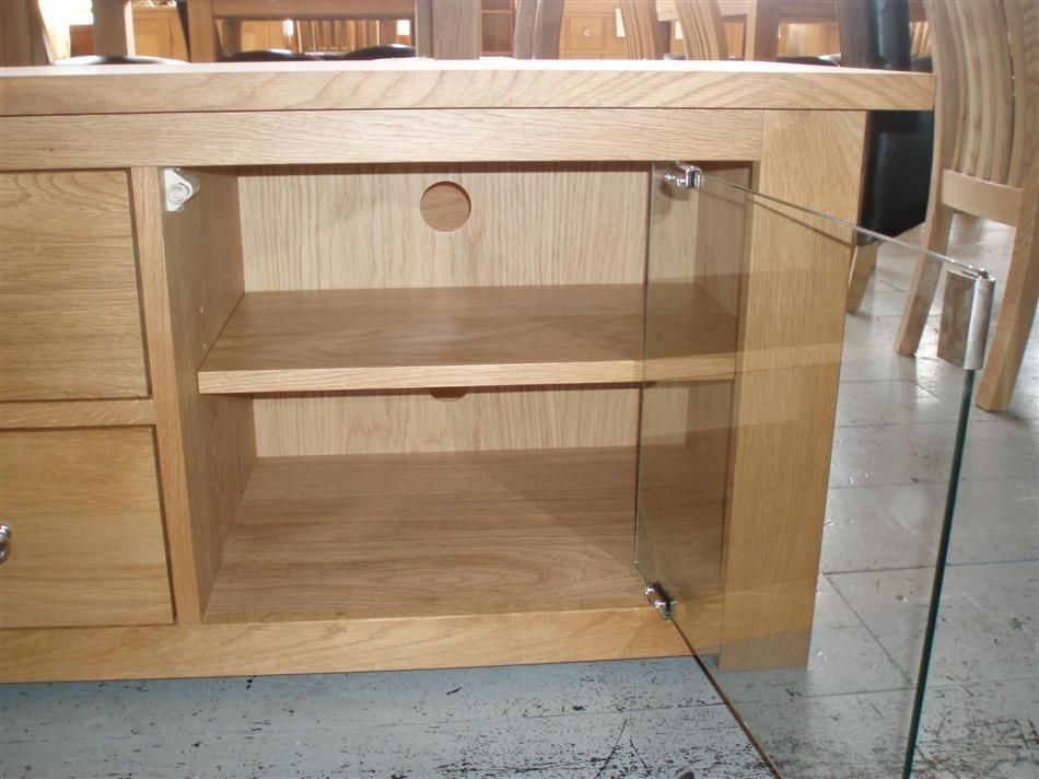 Beech Tv Cabinet | Memsaheb Throughout Most Recently Released Oak Tv Cabinets With Doors (View 7 of 20)