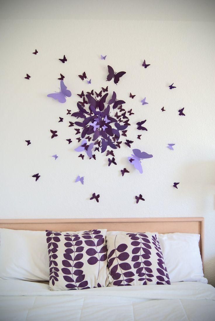 Best 25+ 3d Butterfly Wall Decor Ideas On Pinterest | Butterfly For 3d Butterfly Framed Wall Art (View 8 of 20)