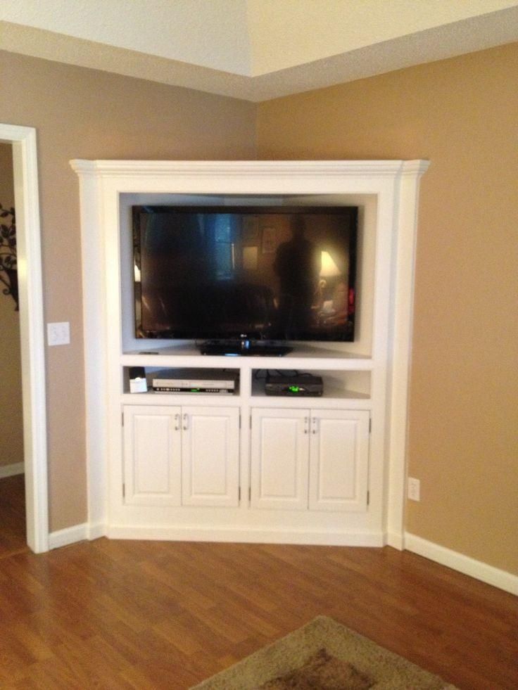 Best 25+ Corner Tv Cabinets Ideas On Pinterest | Corner Tv, Corner With Regard To 2017 Corner Tv Cabinets For Flat Screens With Doors (View 4 of 20)