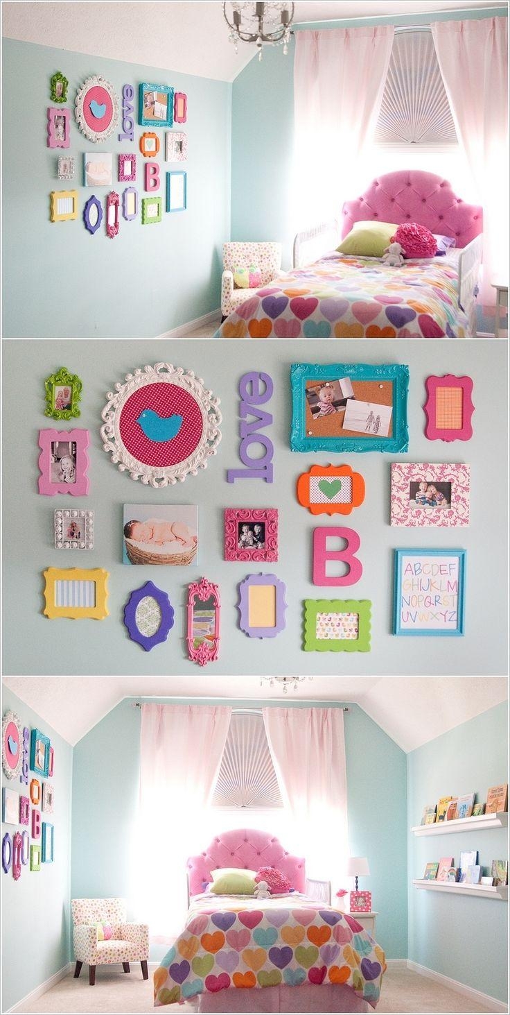 Best 25+ Girl Wall Decor Ideas On Pinterest | Girls Room Paint For Wall Art For Little Girl Room (Photo 1 of 20)