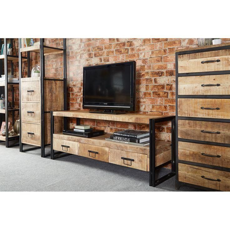 Best 25+ Industrial Tv Stand Ideas On Pinterest | Tv Table Stand Inside Most Current Industrial Tv Cabinets (Photo 5020 of 7825)