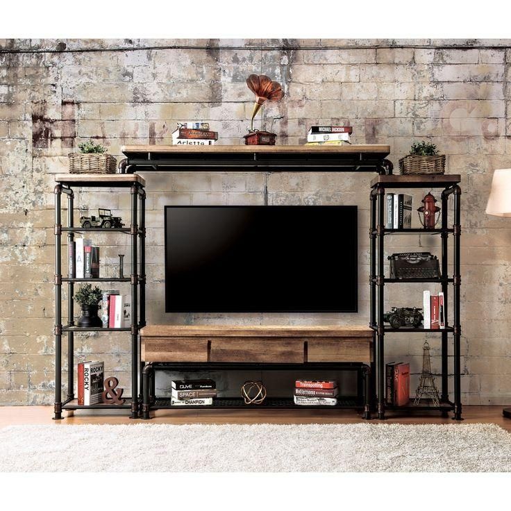 Best 25+ Industrial Tv Stand Ideas On Pinterest | Tv Table Stand Pertaining To 2017 Industrial Tv Cabinets (Photo 5021 of 7825)