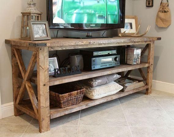 Best 25+ Rustic Tv Console Ideas On Pinterest | Rustic Tv Stands With Best And Newest Cheap Rustic Tv Stands (Photo 1 of 20)