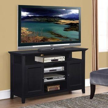 Best Tall Black Tv Stands Products On Wanelo Throughout 2017 Tall Black Tv Cabinets (Photo 1 of 20)