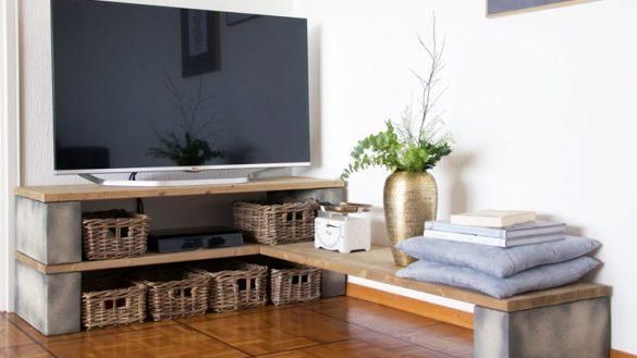 Best The 25 Best Corner Tv Stands Ideas On Pinterest Regarding Tv For Current Tv Stands With Baskets (Photo 4210 of 7825)
