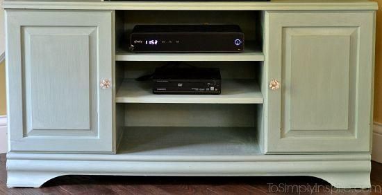 Chalk Paint Tutorial – Tv Stand Makeover Regarding Most Current White Painted Tv Cabinets (Photo 3362 of 7825)
