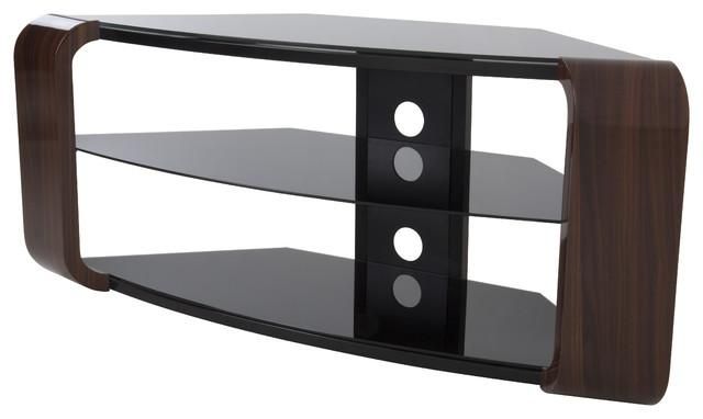 Como Tv Stand, Tvs Up To 55", Gloss Walnut – Contemporary Within Best And Newest Como Tv Stands (Photo 1 of 20)