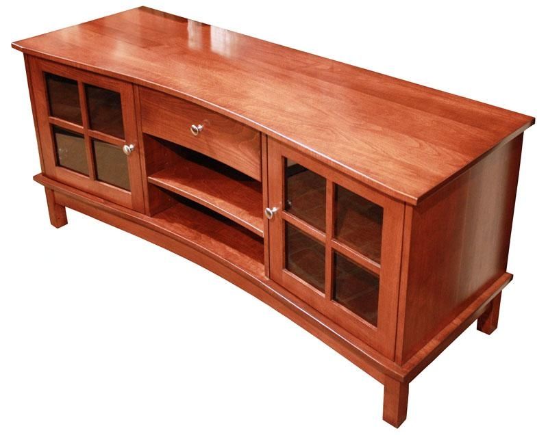Concave T.v. Stand – Ohio Hardword & Upholstered Furniture With Most Recent Maple Wood Tv Stands (Photo 4808 of 7825)