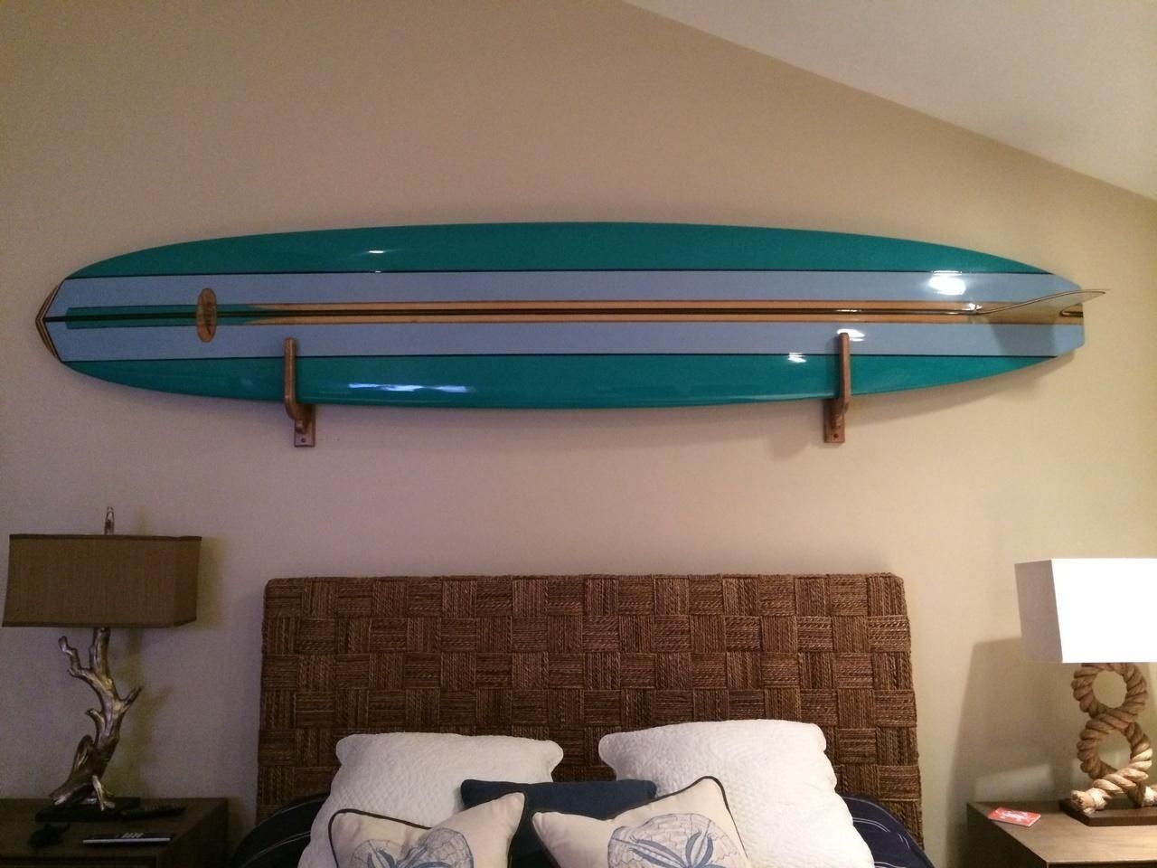 Decoration. Surfboard Wall Decor – Home Decor Ideas With Surf Board Wall Art (Photo 2 of 20)