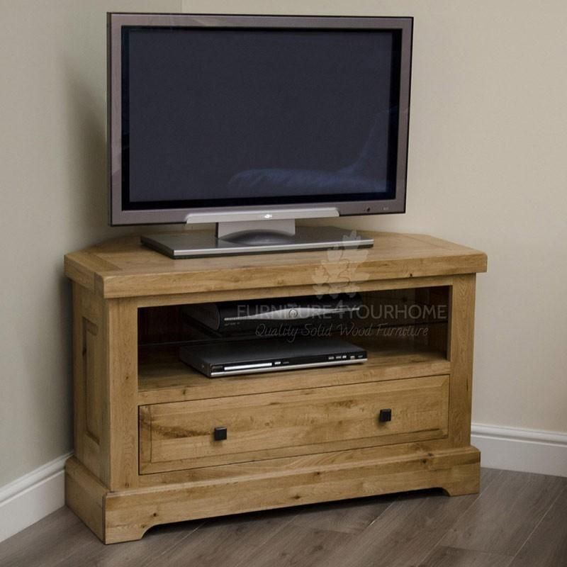 Deluxe Solid Oak Corner Tv Plasma Unit – Furniture4yourhome.co.uk Regarding Newest Solid Wood Corner Tv Cabinets (Photo 4409 of 7825)