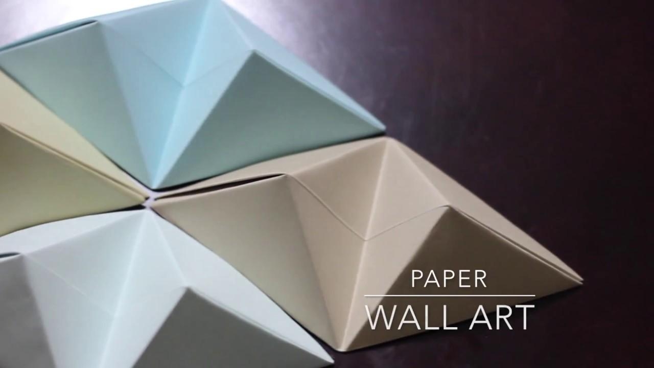 Featured Photo of 20 Inspirations Diy Origami Wall Art