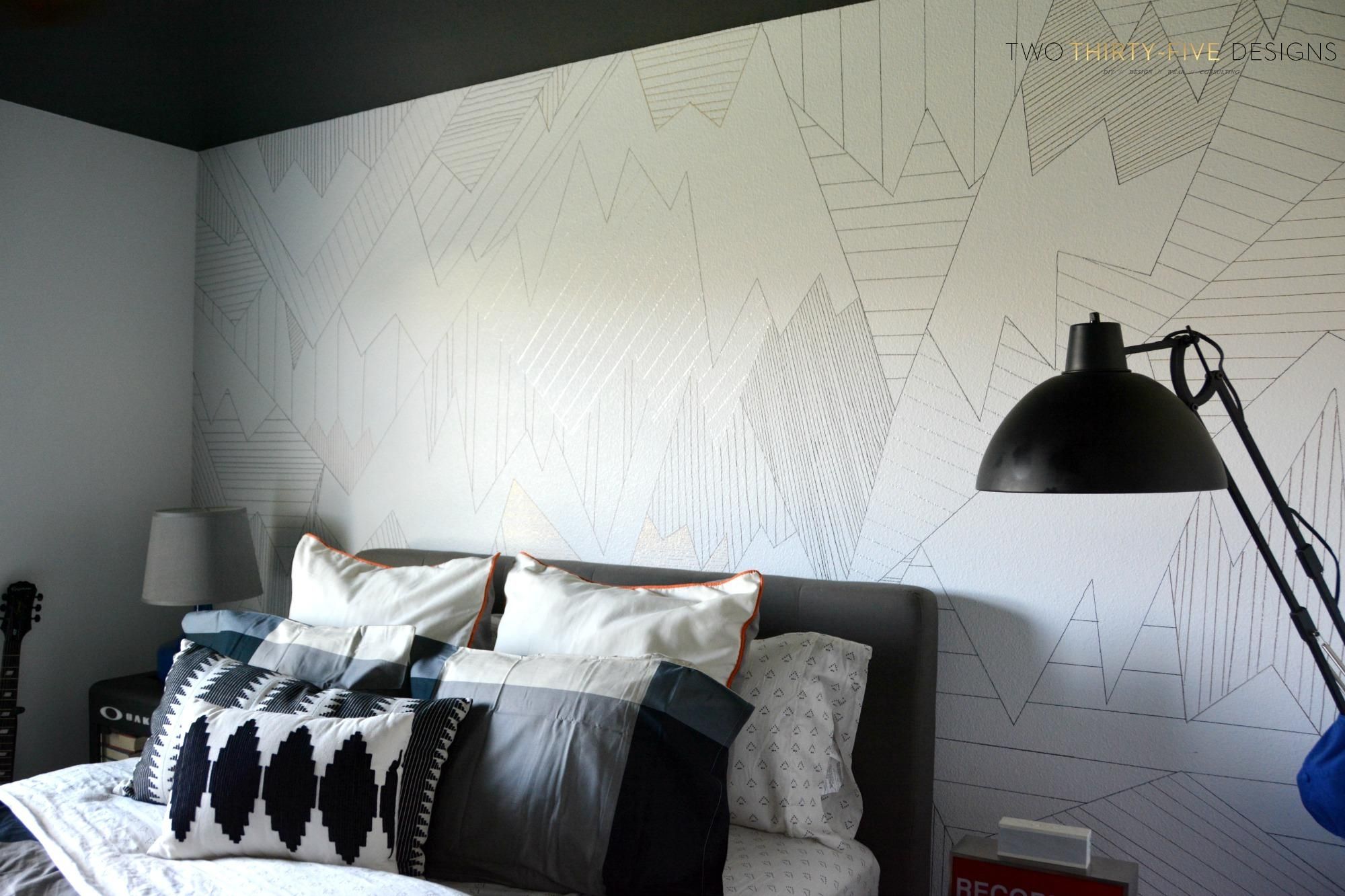 Diy Sharpie Wall – Two Thirty Five Designs With Sharpie Wall Art (View 3 of 20)