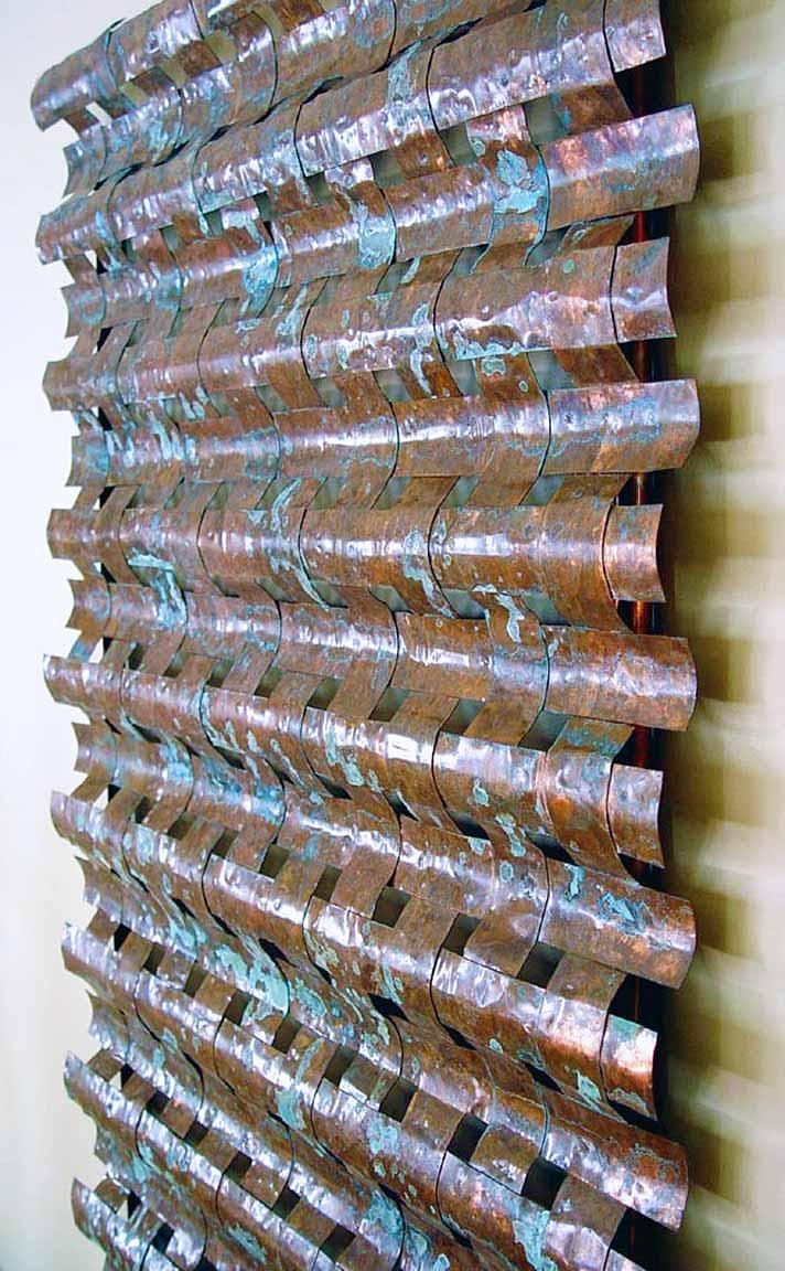 Extraordinary 30+ Copper Wall Art Decorating Inspiration Of Best For Woven Metal Wall Art (Photo 12 of 20)