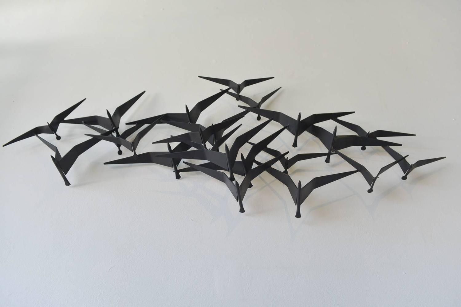 Fascinating Metal Wall Art Birds Trees Flying Birds Metal Wall Pertaining To Metal Flying Birds Wall Art (View 9 of 20)