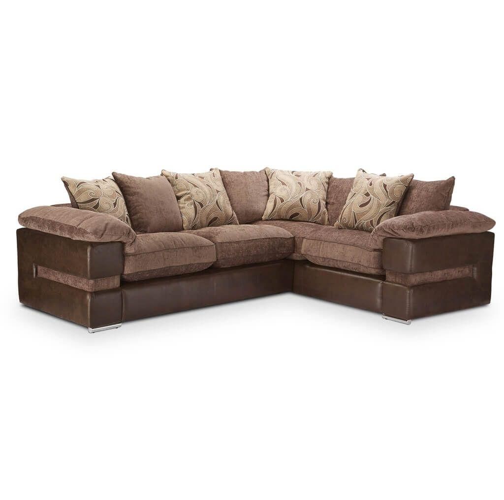 Furniture: Cosmo White Leather Corner Sofa Featuring Glass Coffee Regarding Small Brown Leather Corner Sofas (Photo 14 of 21)