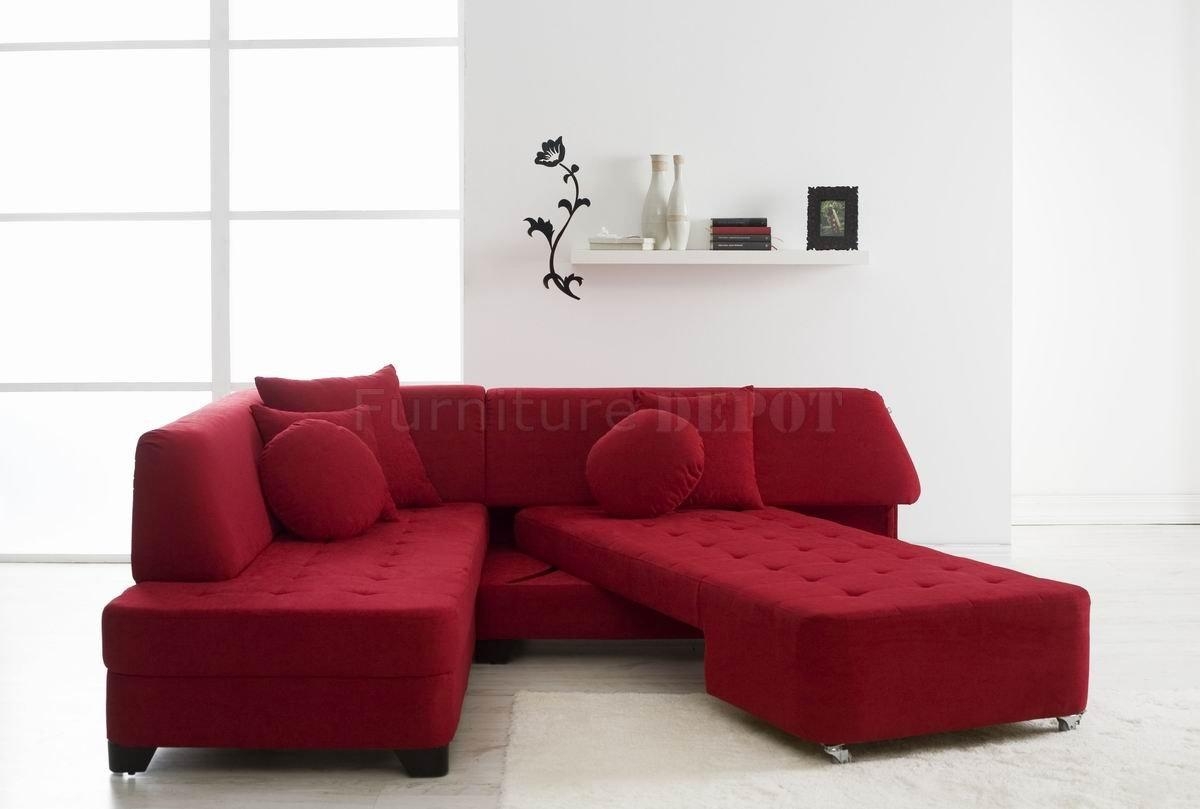 Featured Photo of 2024 Best of Red Sectional Sleeper Sofas