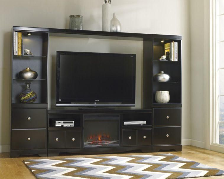 Furniture. Large Entertainment Unit Tv Stand With Shelf And Intended For Newest Storage Tv Stands (Photo 18 of 20)
