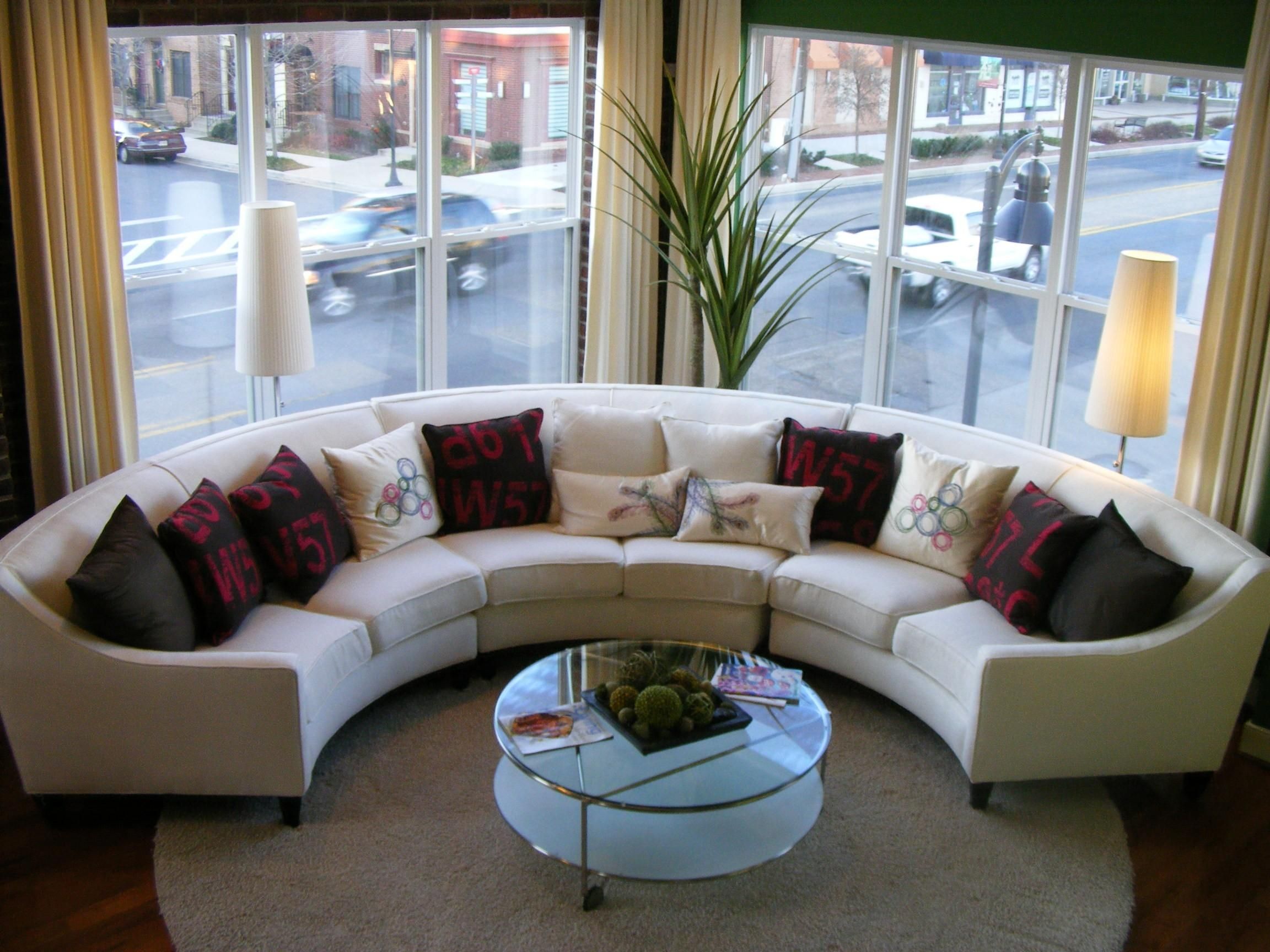 Furniture. Marvelous Oval Sectional Sofas Give A Remarkable Look With Regard To Oval Sofas (Photo 1 of 21)