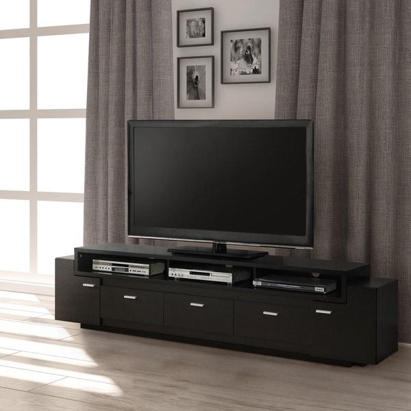 Furniture Of America 84 Inch Peyton Modern Tiered Tv Stand – Free For Most Current 84 Inch Tv Stand (Photo 1 of 20)