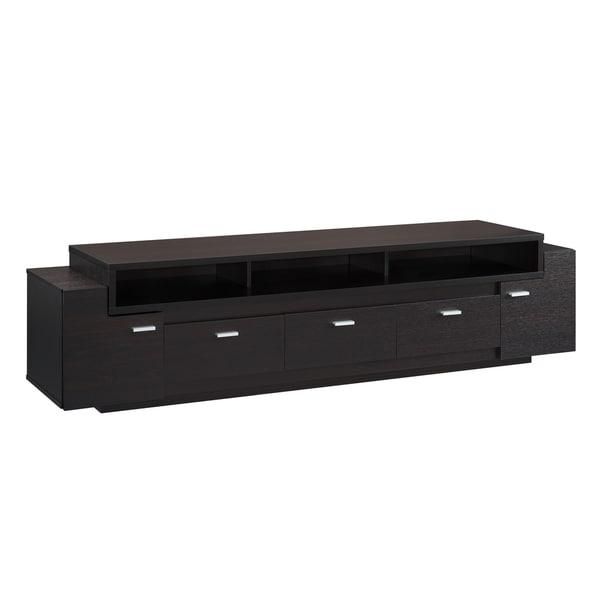 Furniture Of America 84 Inch Peyton Modern Tiered Tv Stand – Free In Most Recently Released Modern Low Profile Tv Stands (Photo 19 of 20)