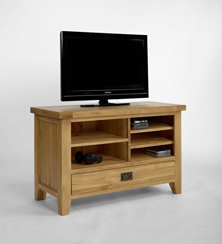 Furniture. Small Oak Tv Stand Cabinet And Shelves. Amazing Designs Inside Recent Small Tv Cabinets (Photo 4397 of 7825)