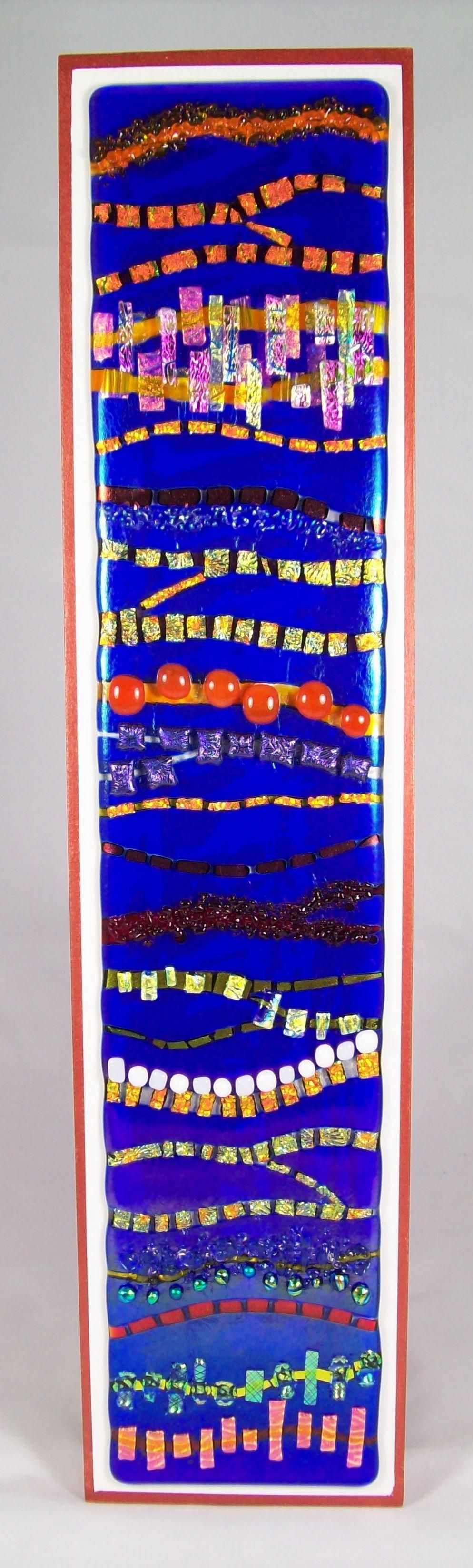 Fused Glass Wall Art #wl34 For Purple Fused Glass Wall Art (View 15 of 20)