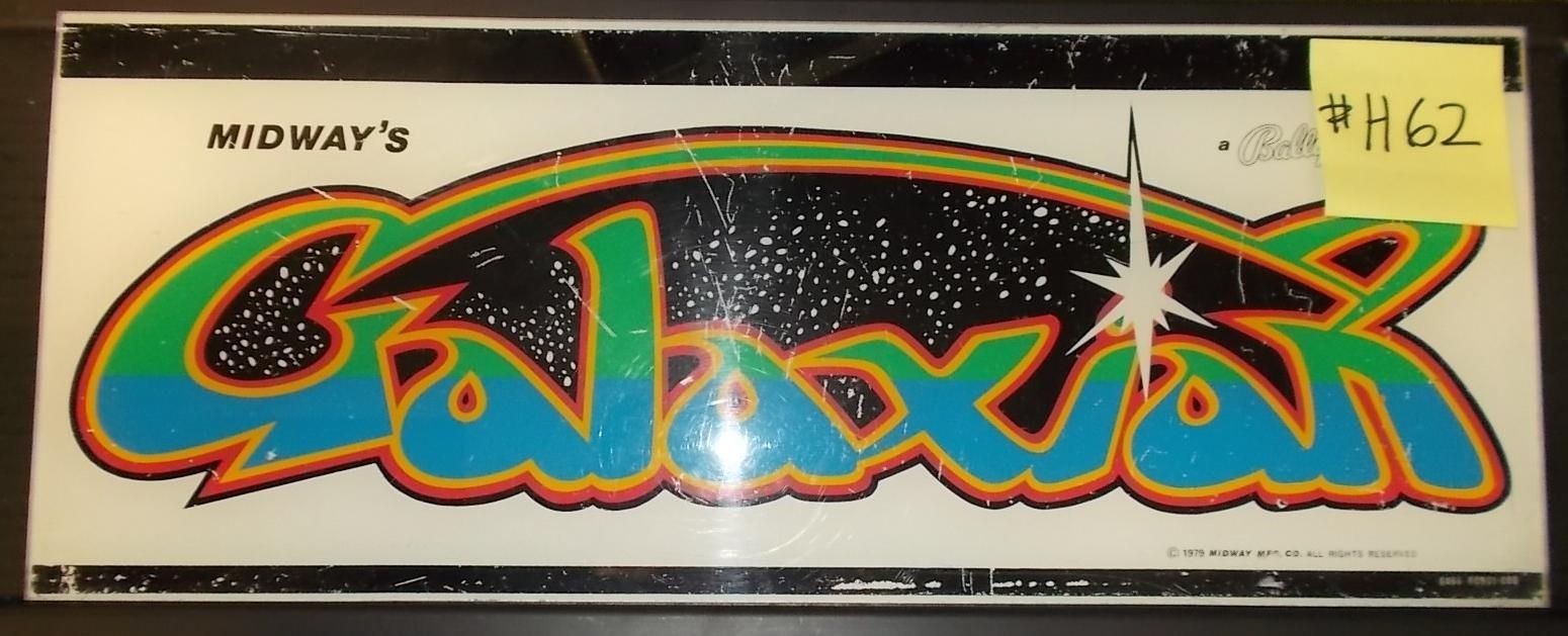 Galaxian Arcade Machine Game Overhead Header Marquee #h62 For Sale For Arcade Wall Art (View 10 of 20)