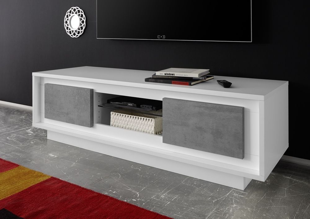 Great Grey Tv Stand : How To Make Grey Tv Stand – Indoor & Outdoor For Most Popular Grey Tv Stands (Photo 4748 of 7825)