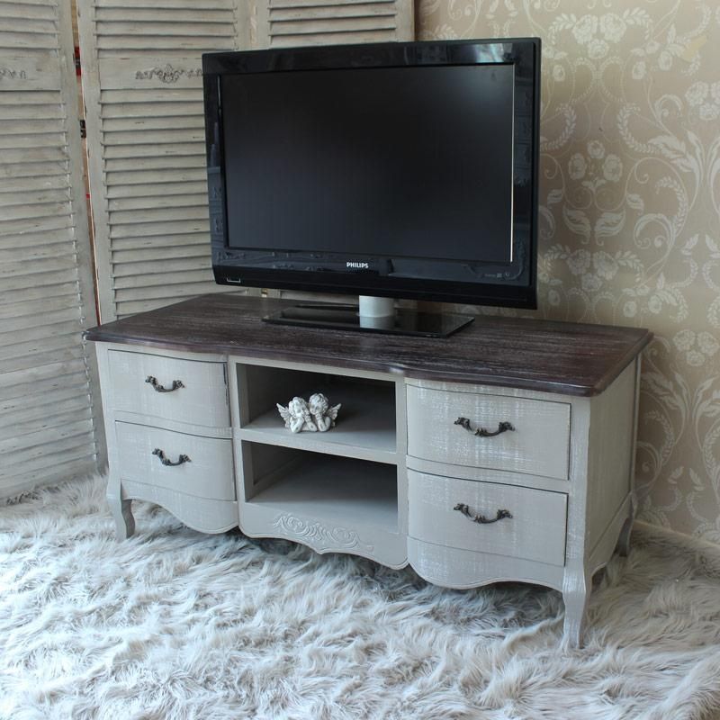 Grey Tv Unit – Melody Maison® Pertaining To 2018 French Tv Cabinets (Photo 4367 of 7825)