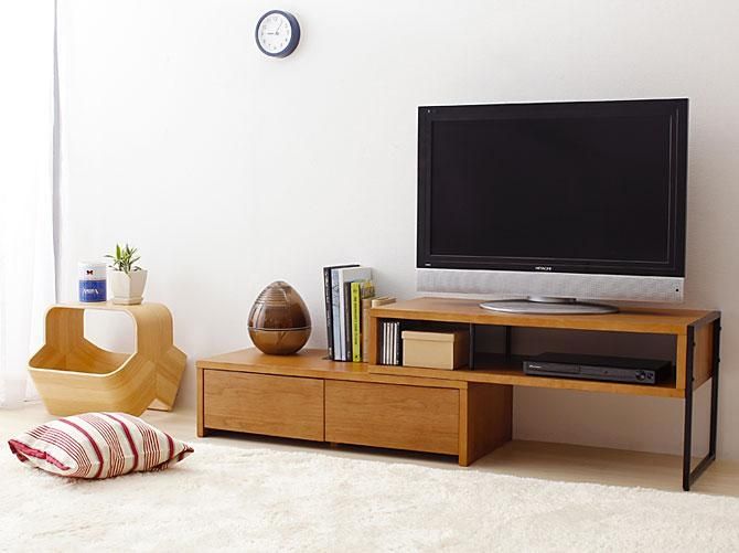 I Office1 | Rakuten Global Market: Tv Board Natural Wood Wide For Most Recent Scandinavian Tv Stands (Photo 5335 of 7825)